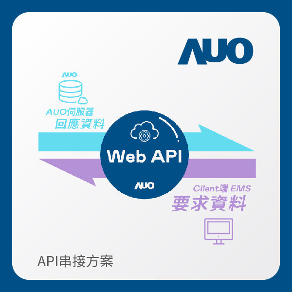 AUO API串接方案 AUO 米兰milan光電 API串接方案